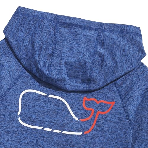 vineyard vines Men's OTG Whale Outline Long-Sleeve Harbor Hoodie Tee3