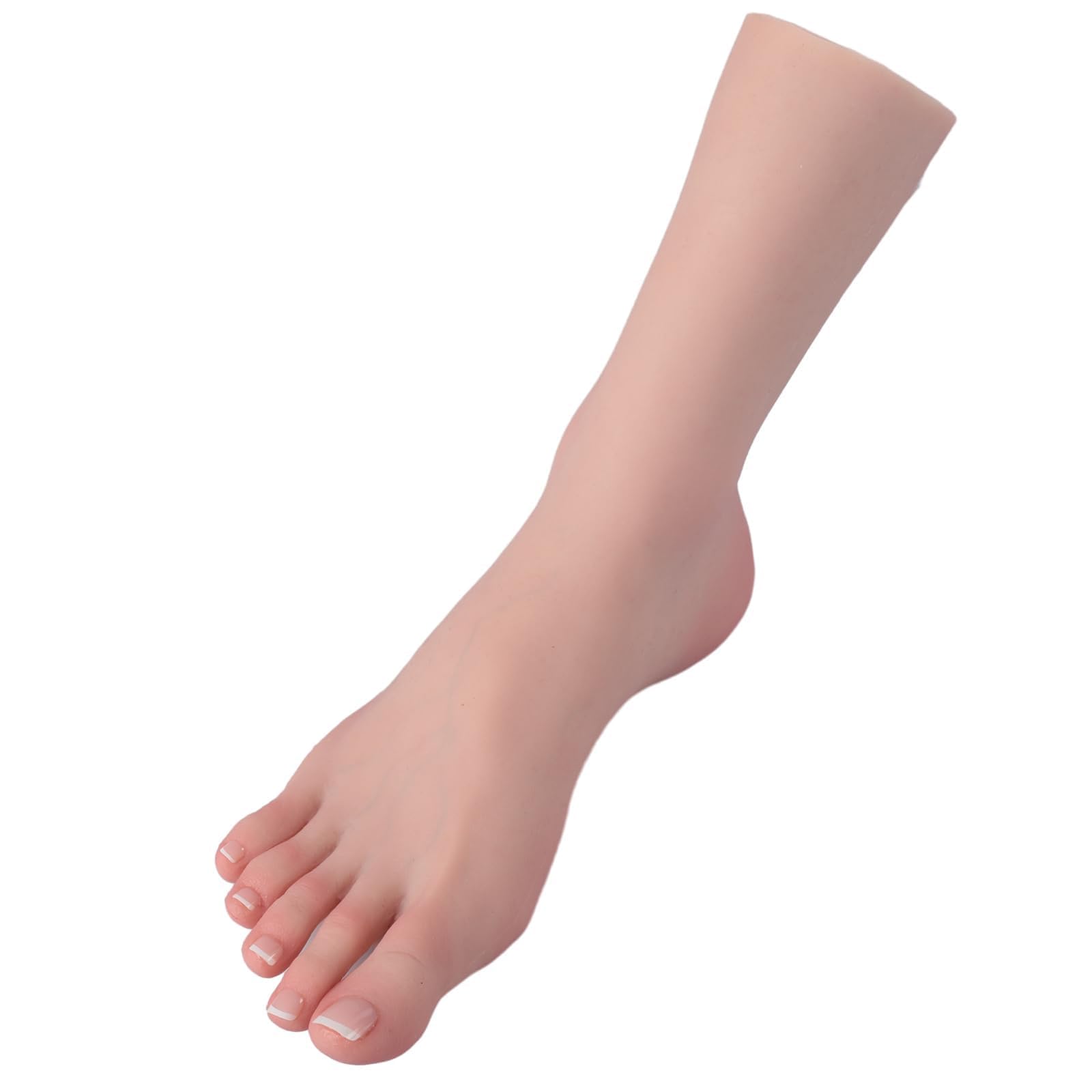 Pieds réalistes en silicone pour chaussettes mannequin de podologie et tatouage