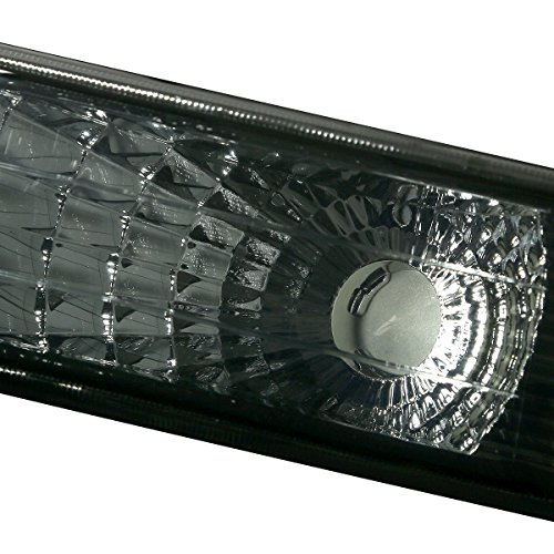 Image of DNA MOTORING OEM Replacement Headlight Housing Assembly Compatible with 99-02 Silverado 00-06 Suburban /Tahoe Bottom Bumper Lights Fit OE Grill, Smoked Clear, Left Right Side, HL-OH-CS99-4P-SM-CL1