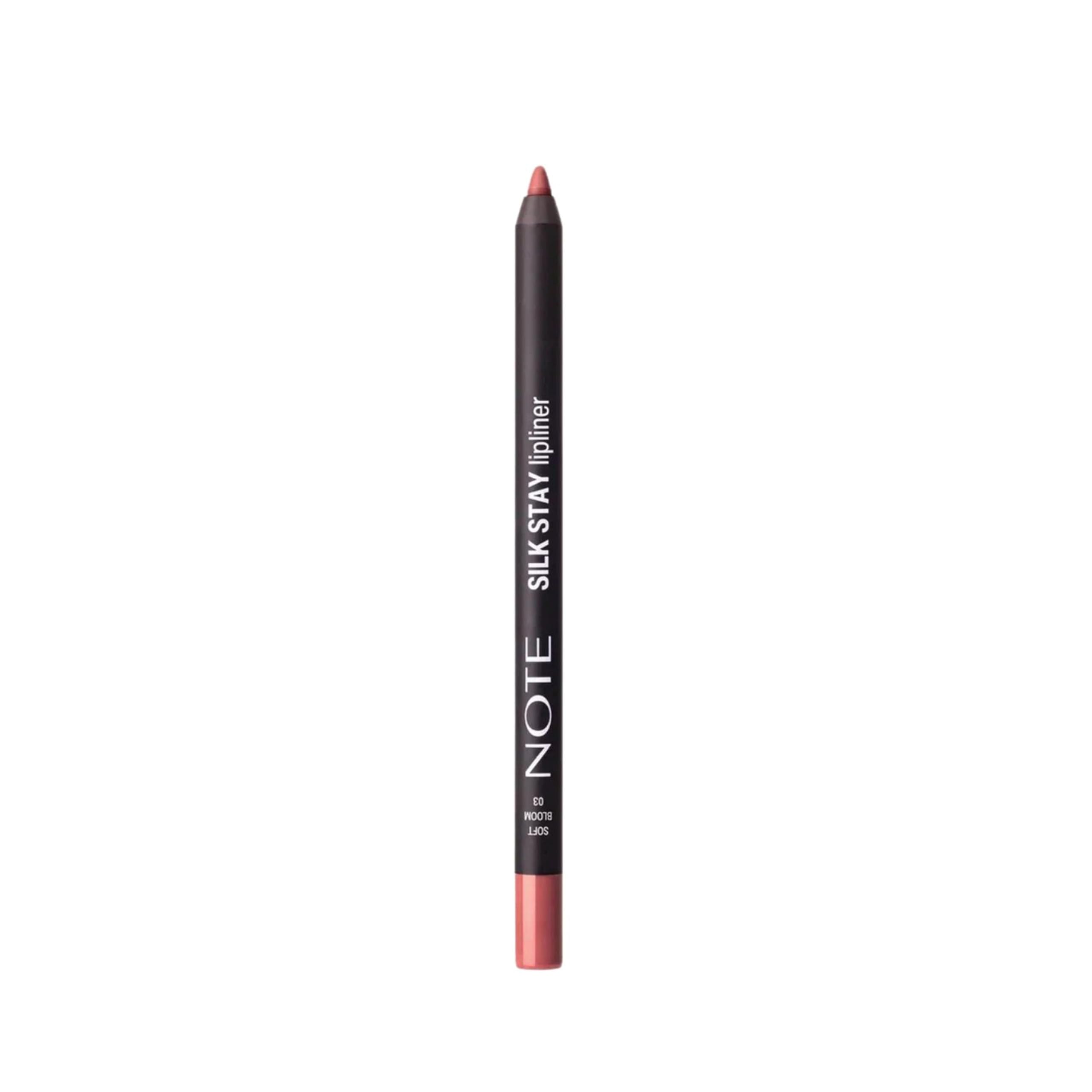 Note Cosmetics Silk Stay Lipliner Suya Dayanıklı İpeksi Dudak Kalemi - 03 Soft Bloom