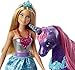Barbie Dreamtopia Princess Doll and Purple Unicorn