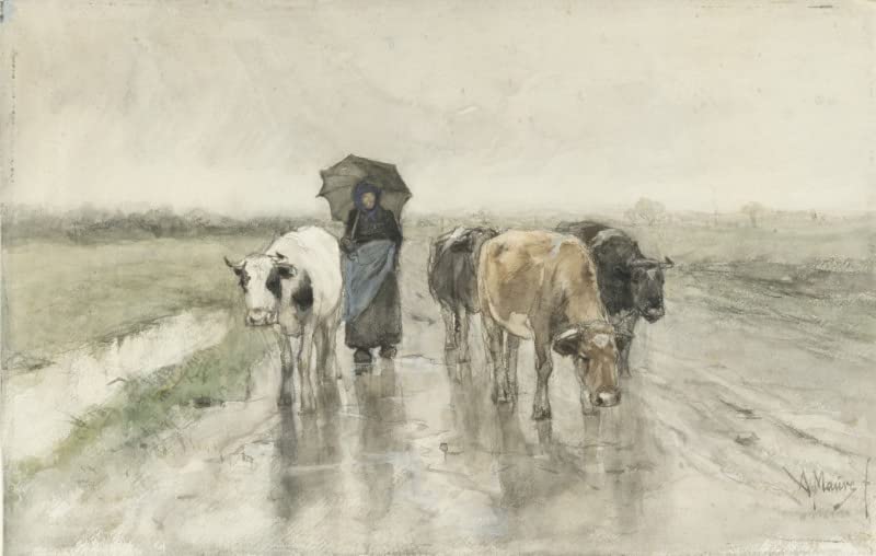 De Célèbres Tableaux Paysage Anton Mauve pour habiller un mur vide et valoriser votre bureau