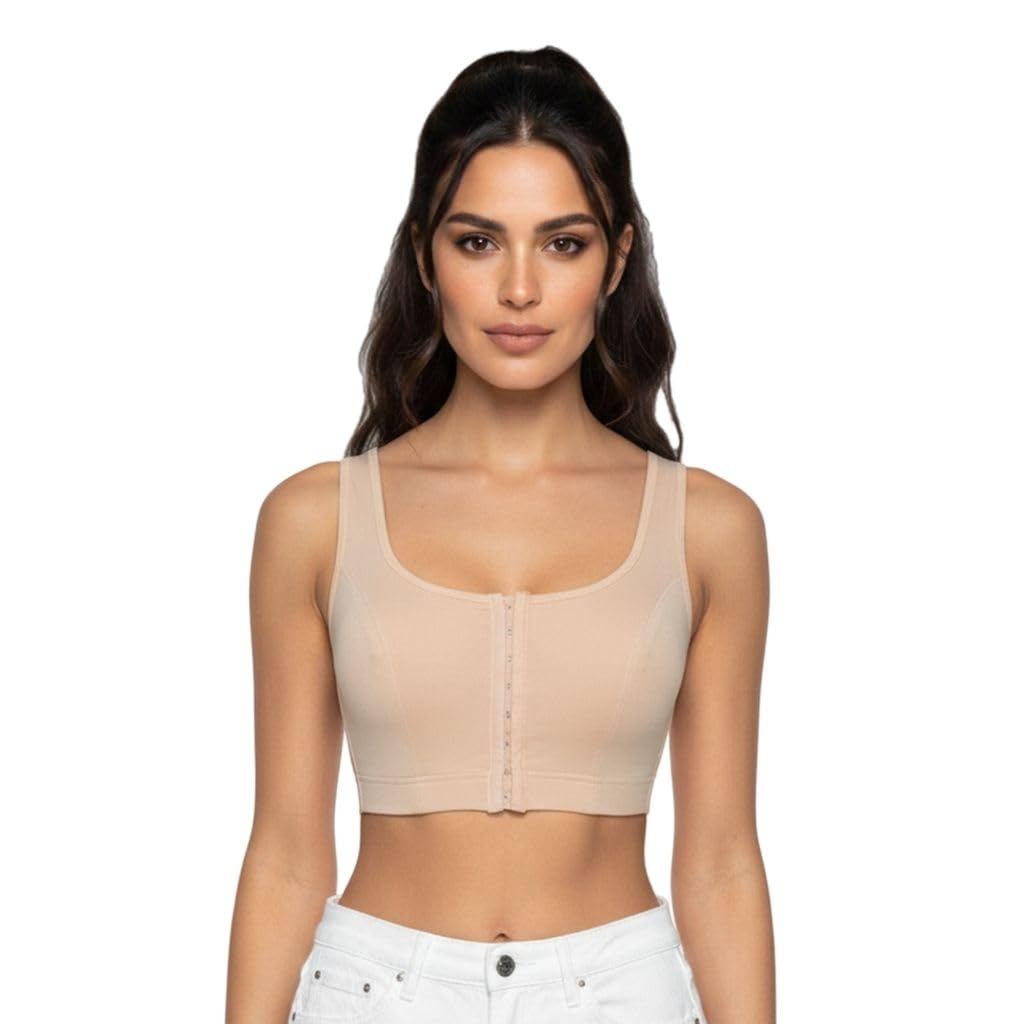 adira | Front Open Bra for Women | Non-Padded | Wireless | Full Coverage | U-Back | Bra for Woman with Front Hook | Stretchable Cotton Fabric | Pack of 1-picture-53