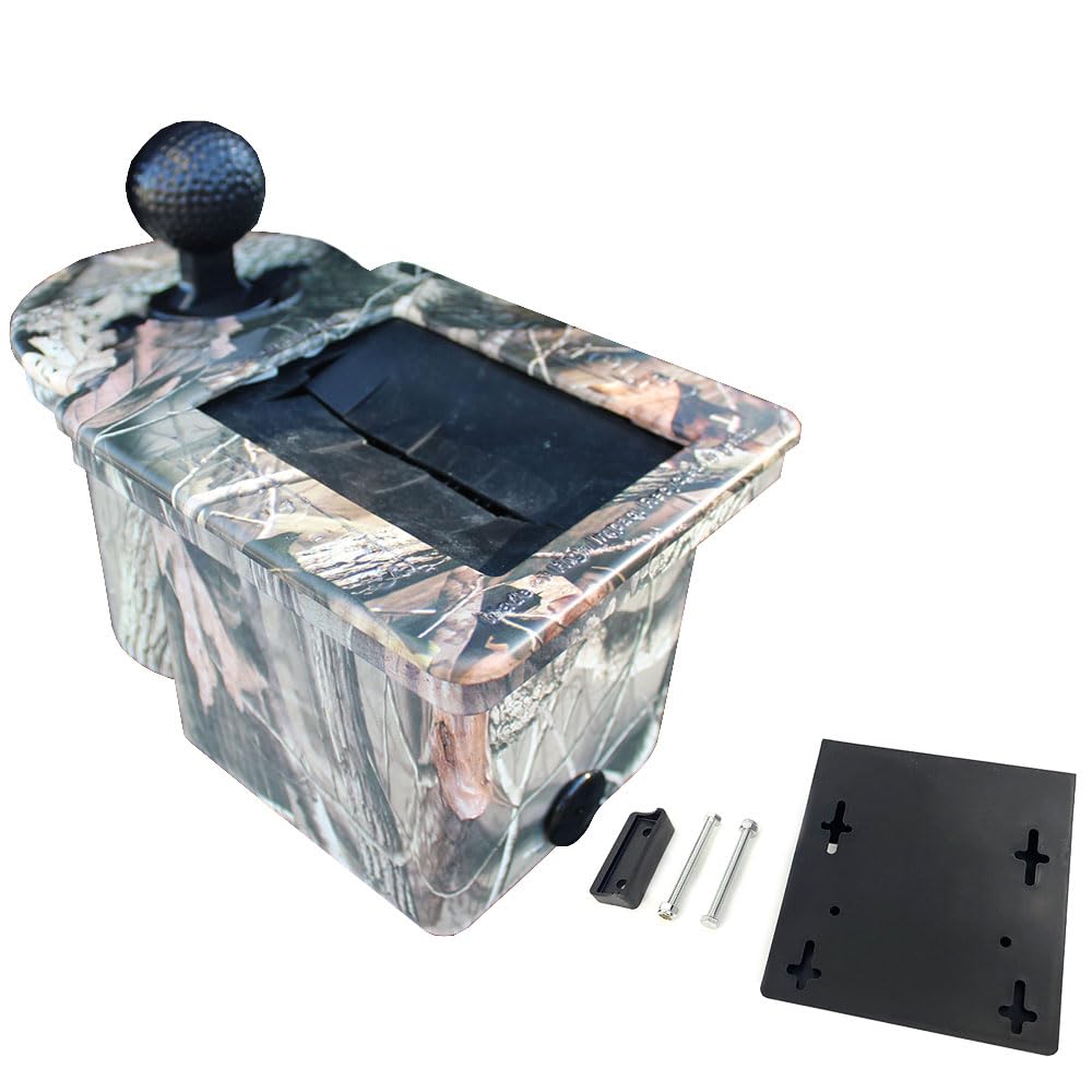 Club Clean - Original Ball and Club Cleaner/Washer with Universal Bracket for Golf Cars - Home Use - Single Chamber - Camo