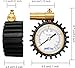 GODESON Presta Valve Tire Pressure Gauge with Bicycle Air Pressure Relief for Road Cycling Tires,Range to 160 PSI/11BAR(Presta Valve Only)