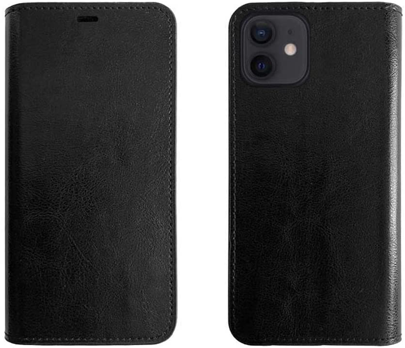 Étui de téléphone avec fente pour cartes iPhone 12 Mini clapet aimanté