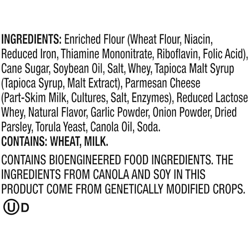 Image of Pretzel Crisps Garlic Parmesan On-the-Go Bag, 3 Oz (Pack of 8)