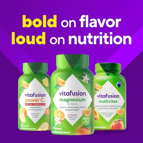 Vitafusion Magnesium Citrate Gummy | High Absorption 60 Gummies - image 9