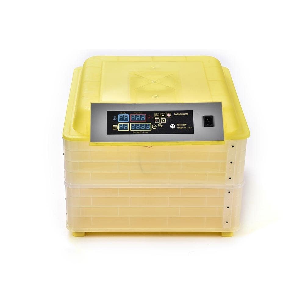 G-PLUS (96 Eggs) Egg Incubator Automatic Digital Poultry Hatcher Machine Breeder with Temperature Control and Auto Turning for Hatching Chicken Duck Goose Quail Birds