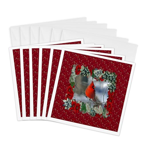 Cartes de vœux cardinal de Noël haut de gamme aux détails soignés