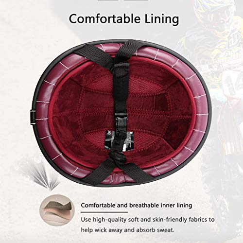Retro Motorcycle Half Helmet, Adult German Style Half Shell Helmet Dot Approved, Suitable For Scooter Unisex Atv Moped Helmet For Men Women Urban Motorbike Street Helmet, Skull Cap #TOP3