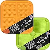 Hyper Pet IQ Treat Lick Mat for Dogs, Dog Slow Feeder & Cat Lick Mats | Great Alternative to Slow Feeder Dog Bowls & Cat Slow Feeders | Perfect Dog Licking Mat, Cat Puzzle Feeder & Dog Enrichment Toys