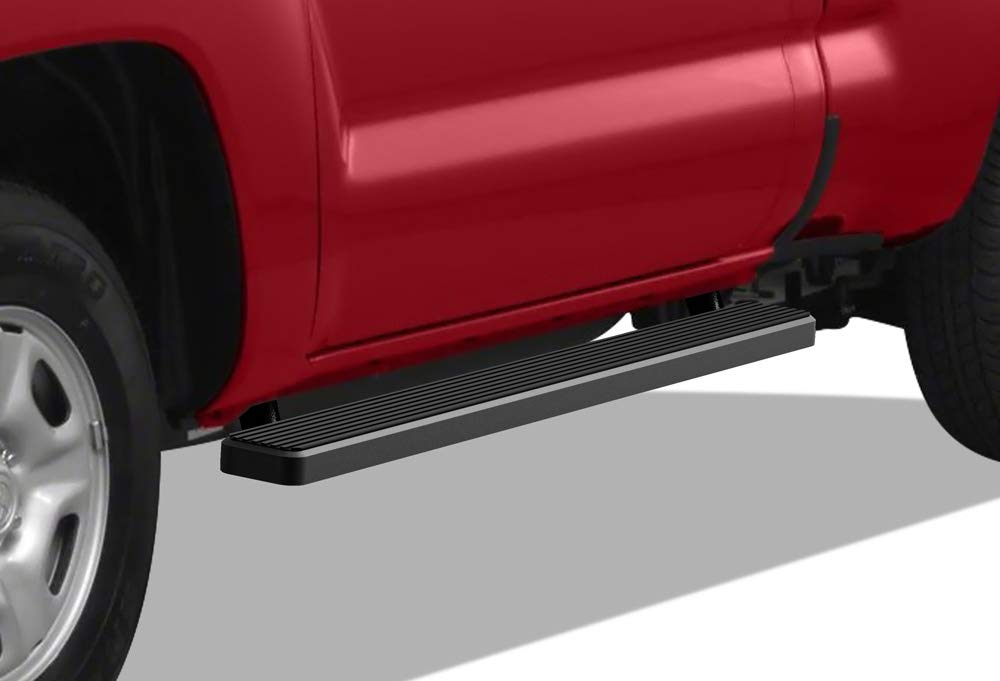 APS Running Boards (Side Steps Step Bars) Compatible With Ford Explorer 2011-2019 Sport Utility 4-Door (Stainless Steel Black Powder Coated 5 Inches) In | Whizz Running Boards