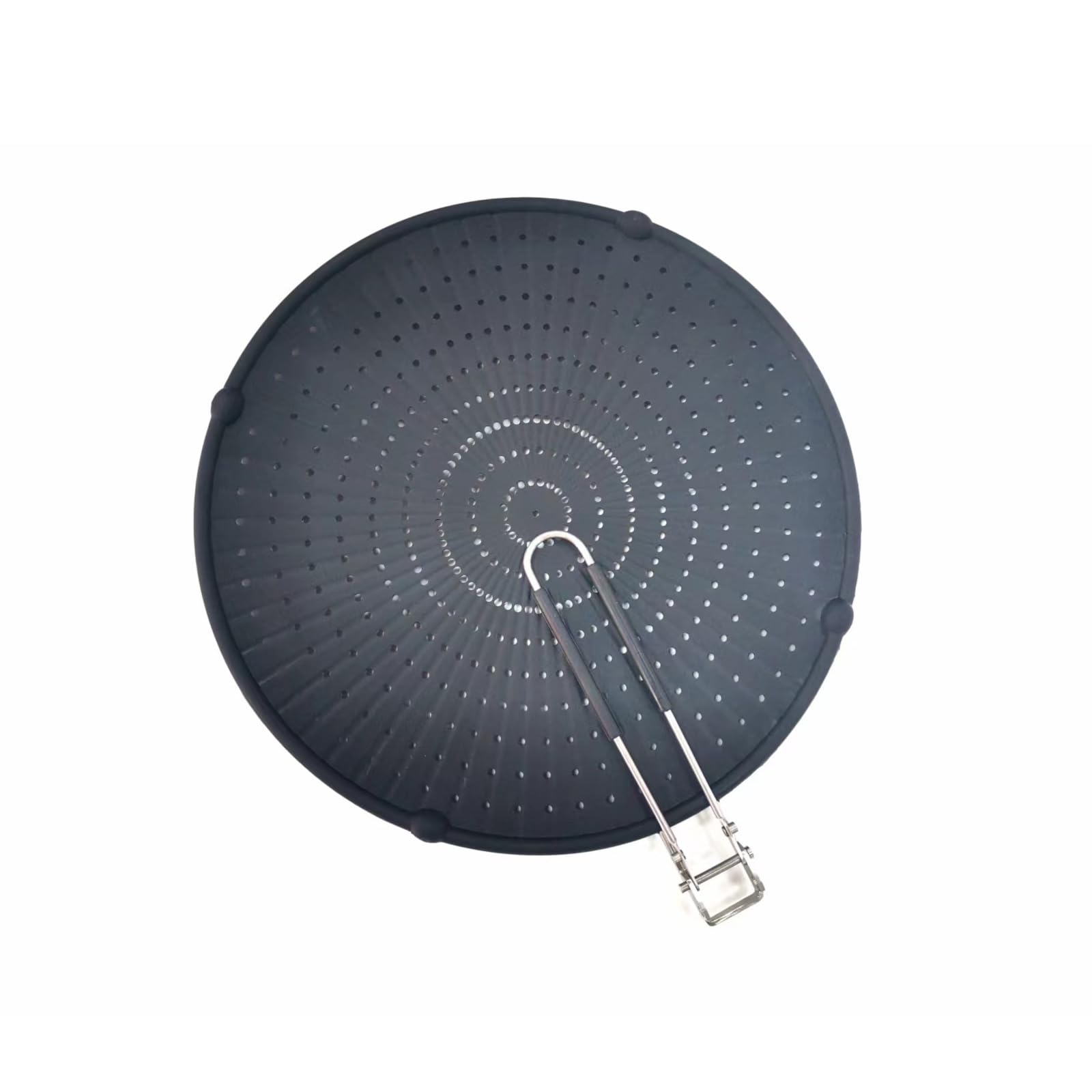 Silicone Frying Pan Splash Guard, Food-grade Heat-resistant Grease Splash Guard With Anti-scald Foldable Handles, Draining Plate, Cooling Pad And Food Strainer For All Frying Pans And Pots