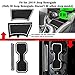 auovo Cup Holder Insert Liner Coaster Anti Dust Mats for Renegade Accessories 2018 2019 2020 2021 2022 2023 Custom Center Console Door Pads 18PCS (White)
