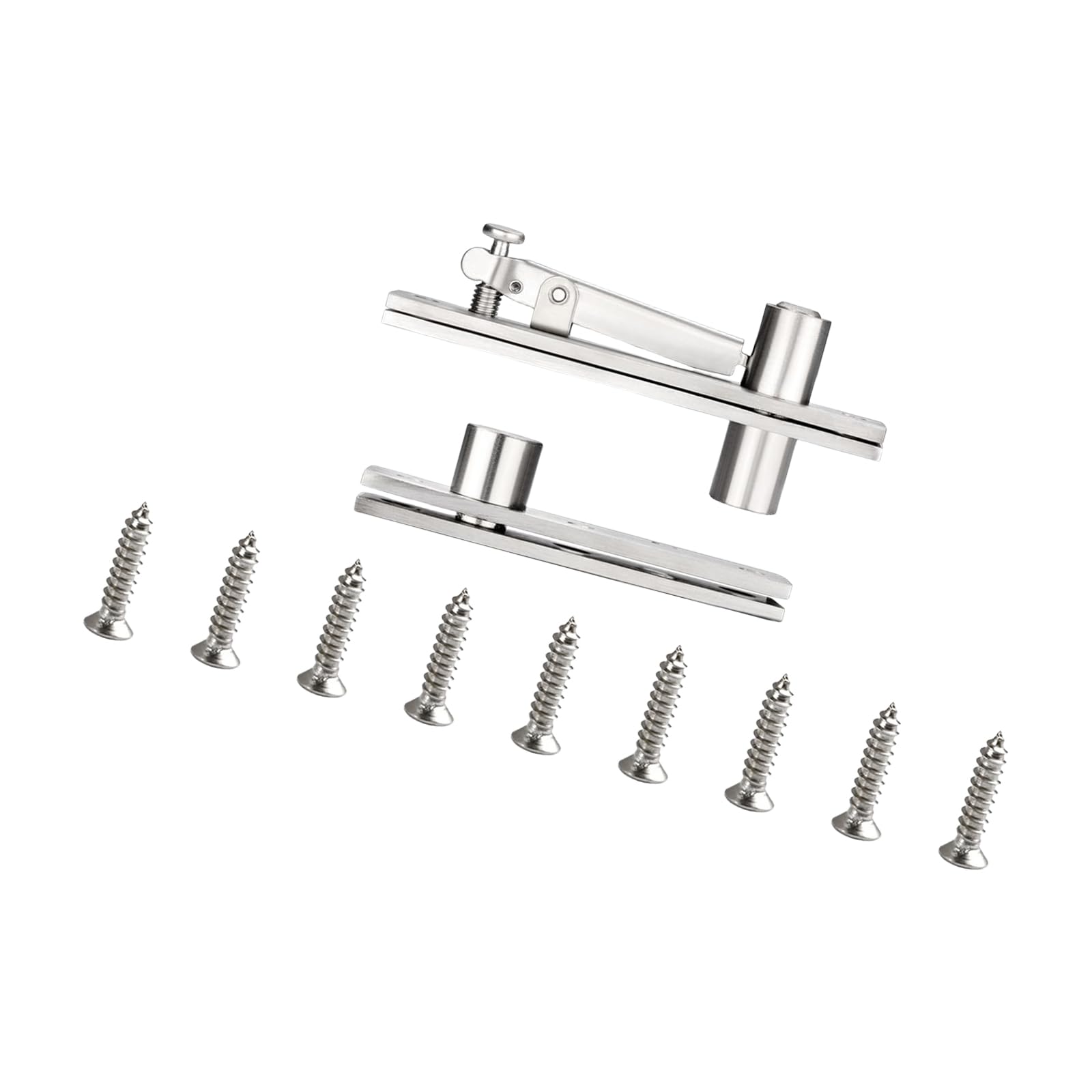 360 Degree Rotating Invisible Hinges Heavy Duty Door Hinges Bookcase Door Simple Installs for Bookcase & Secret Heavy Duty