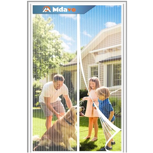 Magnetic Screen Door，Screen Door Mesh，Keep Bugs Out, Heavy-Duty Mesh...