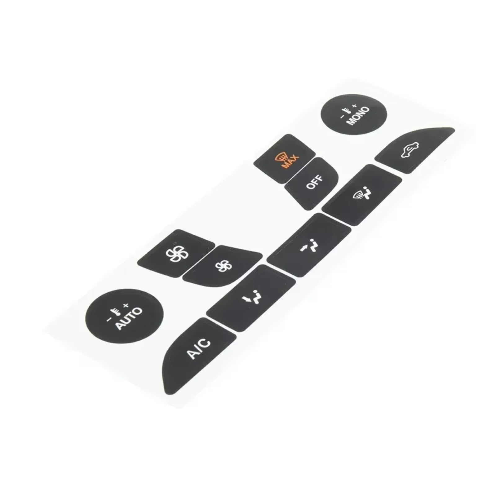 Modification Interior Compatible with for Focus 1999 2000 2001 2002 2003 2004 2005 AC Button Repair Kit Car Decoration Air Condition Control Switch Button Repair Stickers