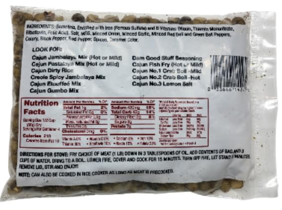 Miniatura 2 de 8oz HOT Pastalaya - Hecho en el corazón del país cajún... donde cocinar es lo mejor - por Cajun Fry Products