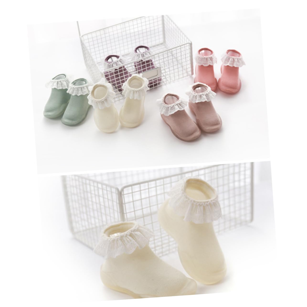 CONGARTENO Baby Toddler Boys and Girls Ankle Socks Soft Skid-proof Floor Socks for 0-3 Year