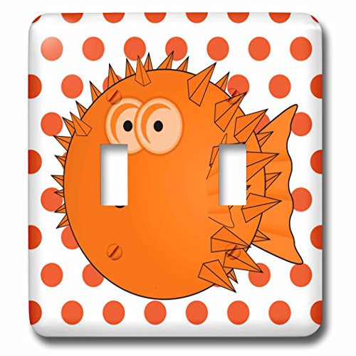 Interrupteur à bascule à double commande pour double éclairage à motif poisson - 2