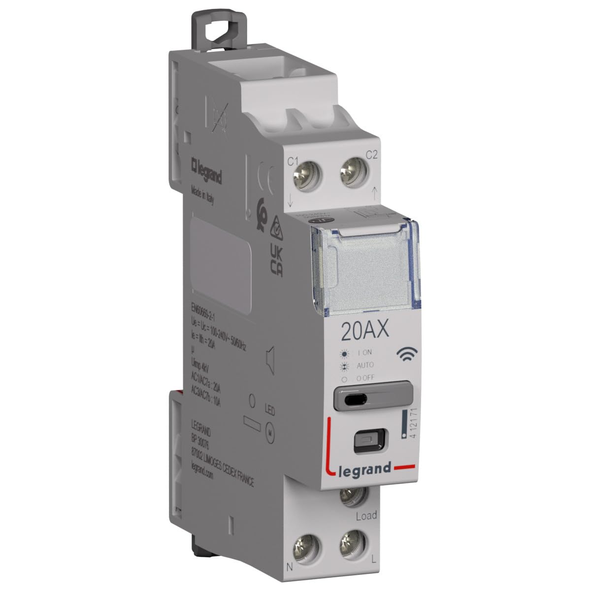Contactor conectado Legrand 412171Carril Din