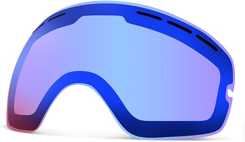 COPOZZ - Lentes de esquí y snowboard, diseño sobre el cristal, polarizado, antiempañamiento, con protección UV