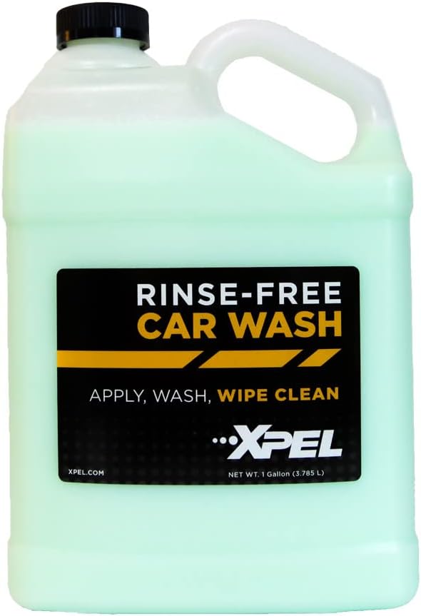 Rinse Free Car Wash – 1 Gallon Concentrate, Waterless Car Wash Solution, Scratch-Free, Eco-Friendly, Safe for Ceramic Coating, Cars, Trucks, Boats & Motorcycles