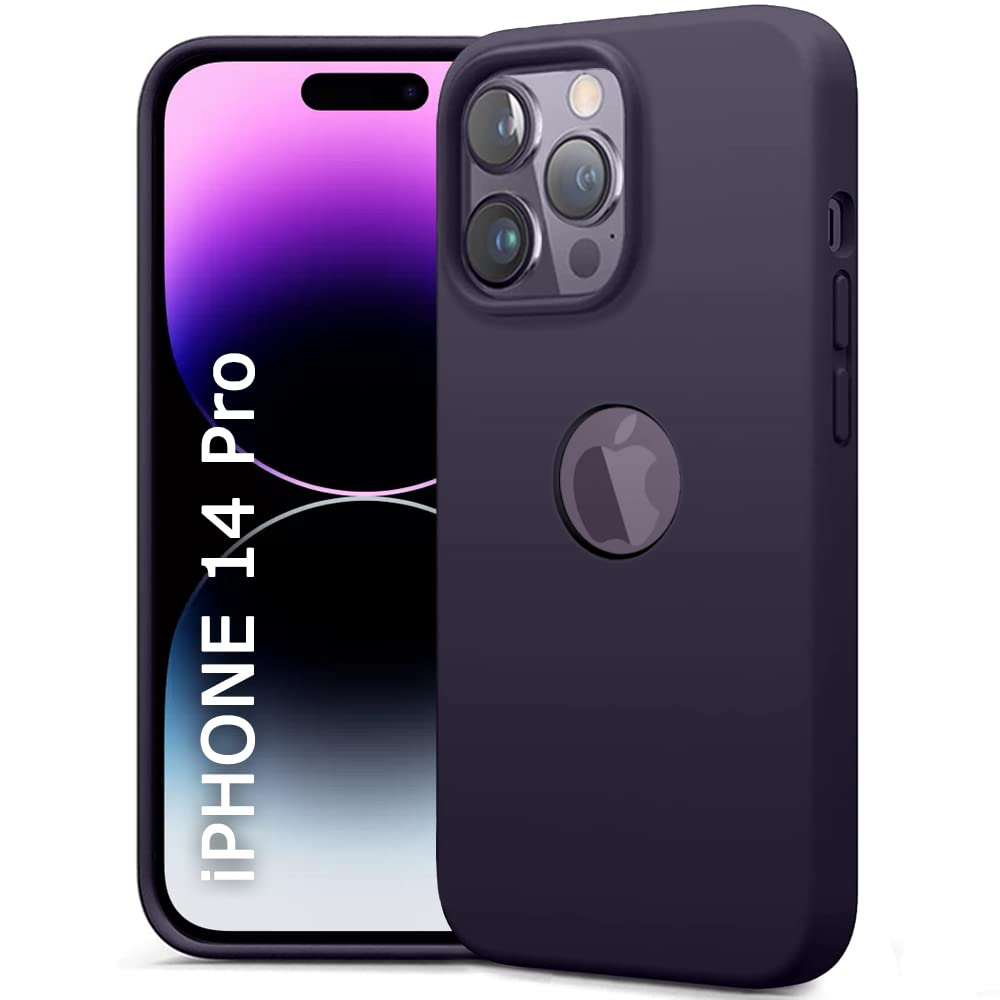 TheGiftKart Genuine Liquid Silicone Back Cover Case for iPhone 14 PRO | Soft Micro-Fibre Lining Inside | Camera Protection Bump | Shockproof Back Cover Case for iPhone 14 Pro (Deep Purple) (B0BST1B8SK) Amazon Price History, Amazon Price Tracker