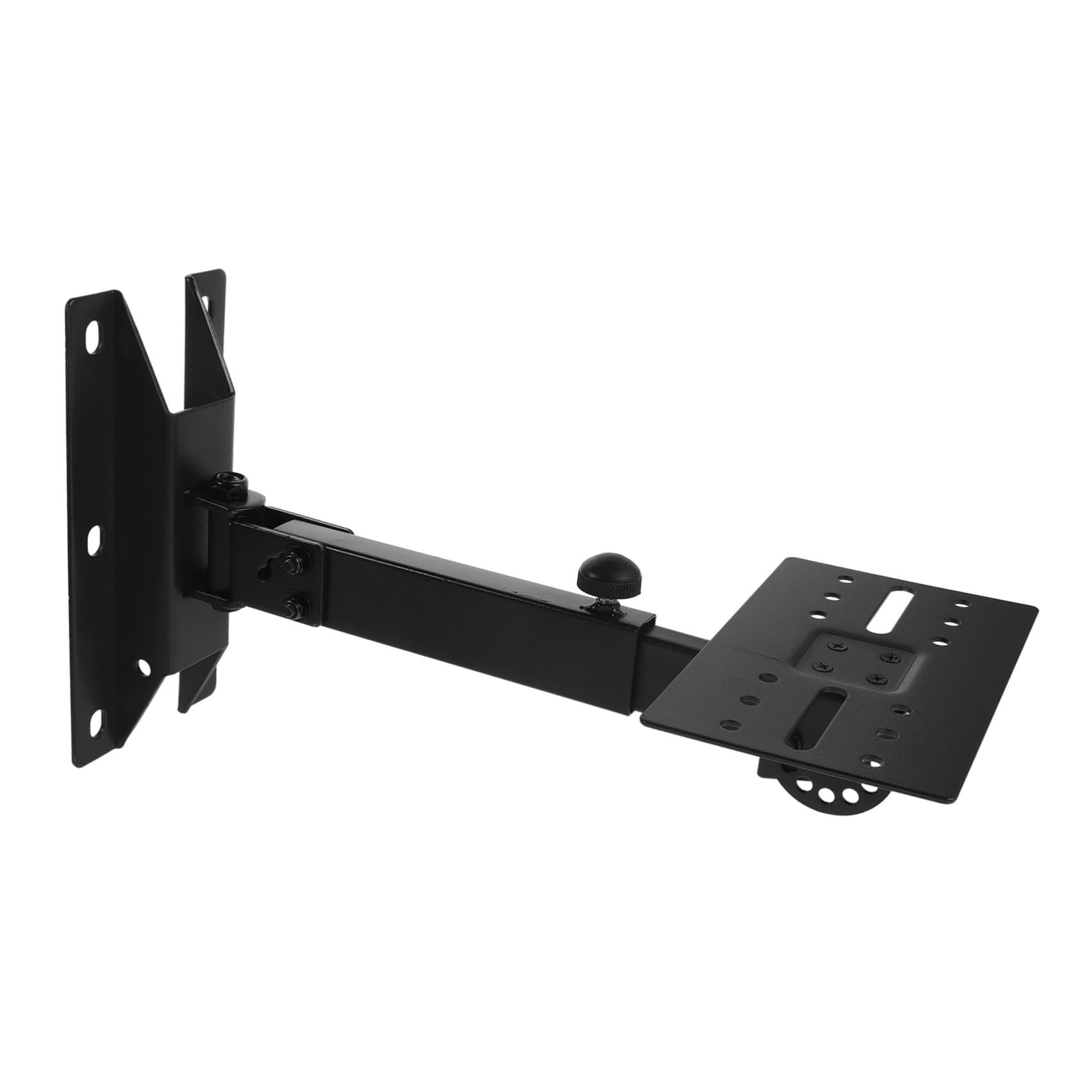 Luxshiny Soporte de Pared Soporte de Altavoces Montados Pared para Altavoz Metal, Negro, para Soundbar y Altavoces Ktv, para Reuniones y Montajes Ktv