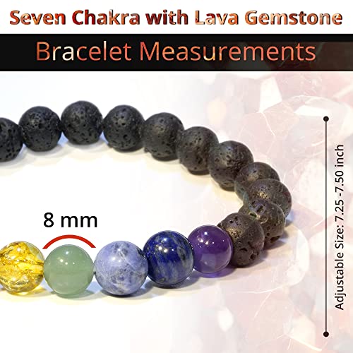 Image of ANAYA AGATE Healing Crystal Bracelet for Women and Men - 8mm Round Beaded Bracelet for Men and Women - Unisex Stretchy Gemstone Bracelet for Healing and Protection