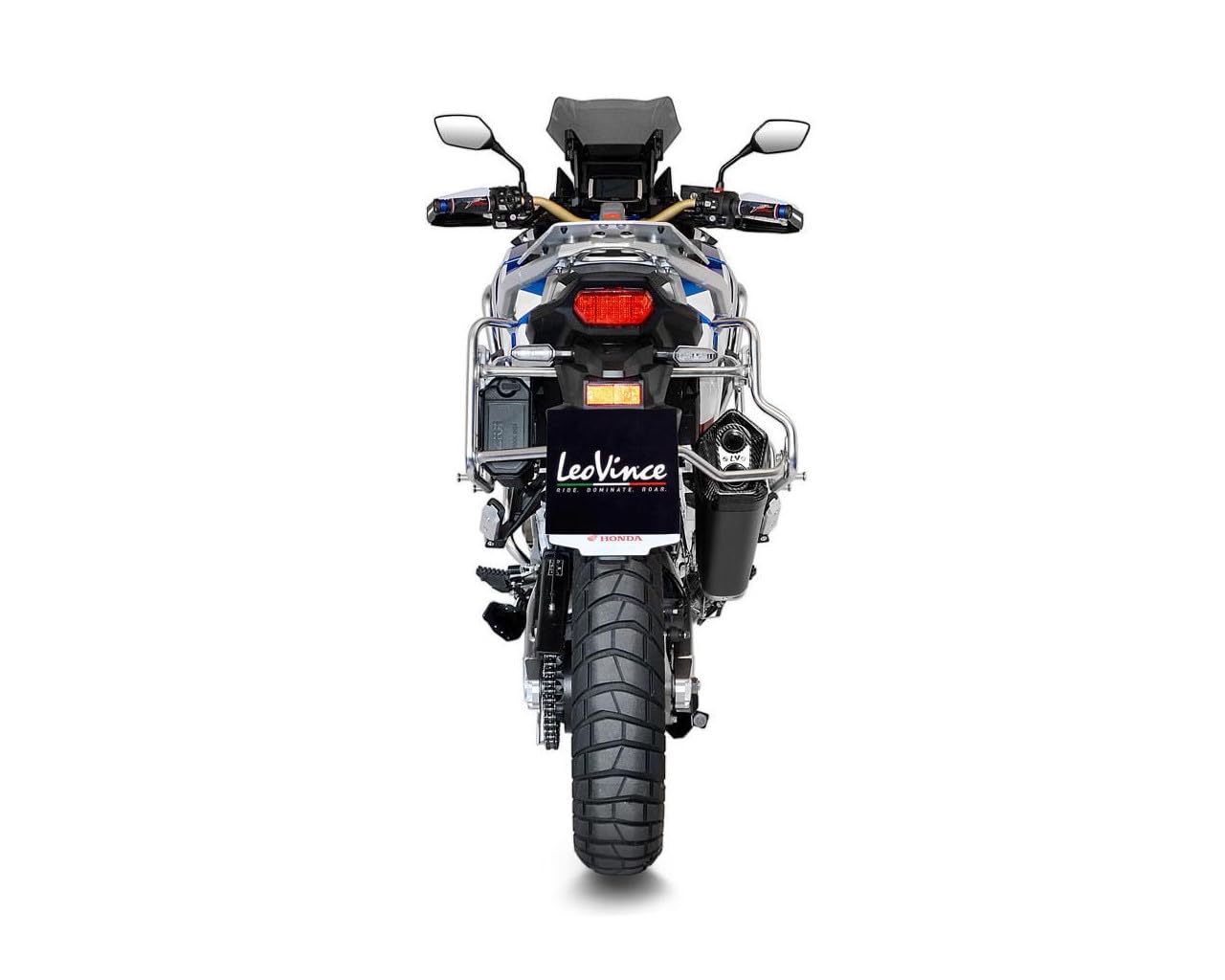 LEOVINCE SBK LV-12 BLACK HONDA CRF 1100 L AFRICA TWIN/ADVENTURE SPORT/DCT