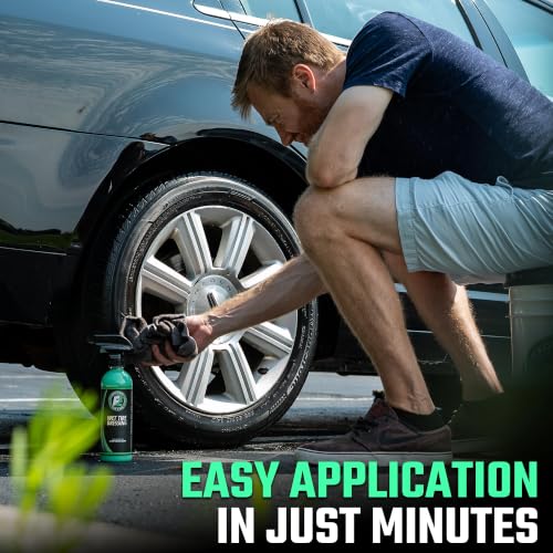 Image of ExoForma Wet Tire Dressing Spray (16oz + Applicator Kit)