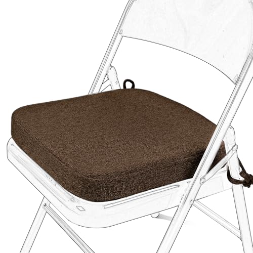 10 Best Seat Cushion for Folding Chair: Comfort and Support Guide 3 SINOSSO Memory Foam Chair Cushion for Folding Chair 1 Pcs, Thickened 2