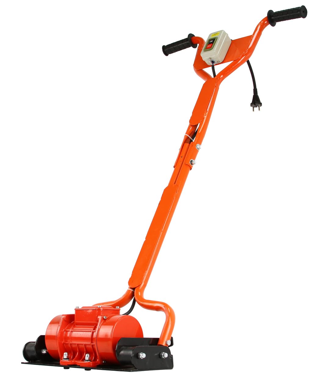 Staggia Vibrante Elettrica per Cemento Calcestruzzo | 200 W | 1,5 m x 14 cm | 2800 giri/min | Raggio di Azione 18 cm