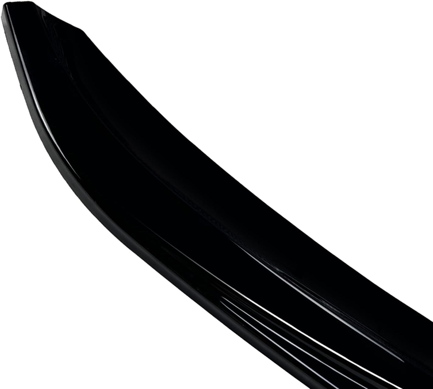 Auto Frontspoiler für Audi A4 S4 B8.5 Sline 2013-2016, Antikollisionsschutz Frontlippe Spoiler Frontstoßstangenlippe Body Kit Zubehör,A/Gloss Black
