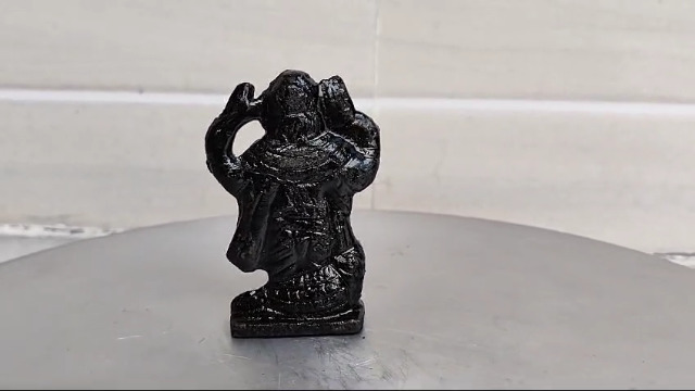 Estatua de Shani Dev de Hierro de 3 Pulgadas 150 Gramos miniatura 7