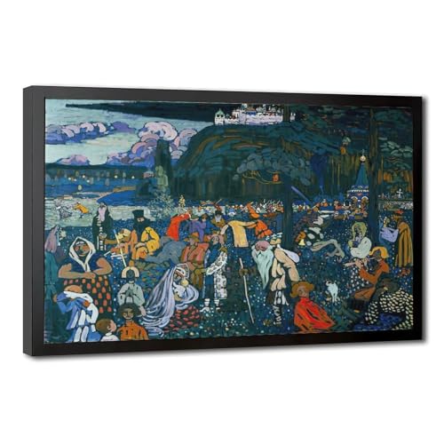 Impression sur toile Kandinsky cadre pour mur vide bureau