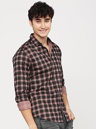 Image of The Indian Garage Co Men Cotton Slim Fit Shirt