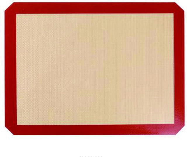 YYZP Silicone Baking Sheets, Silicone Mats for Worktops Non-Stick Non-Slip Washable Reusable Silicone Baking Mat Heat-Resistant BPA Free FDA and LFGD Certified Approved,Set of 2