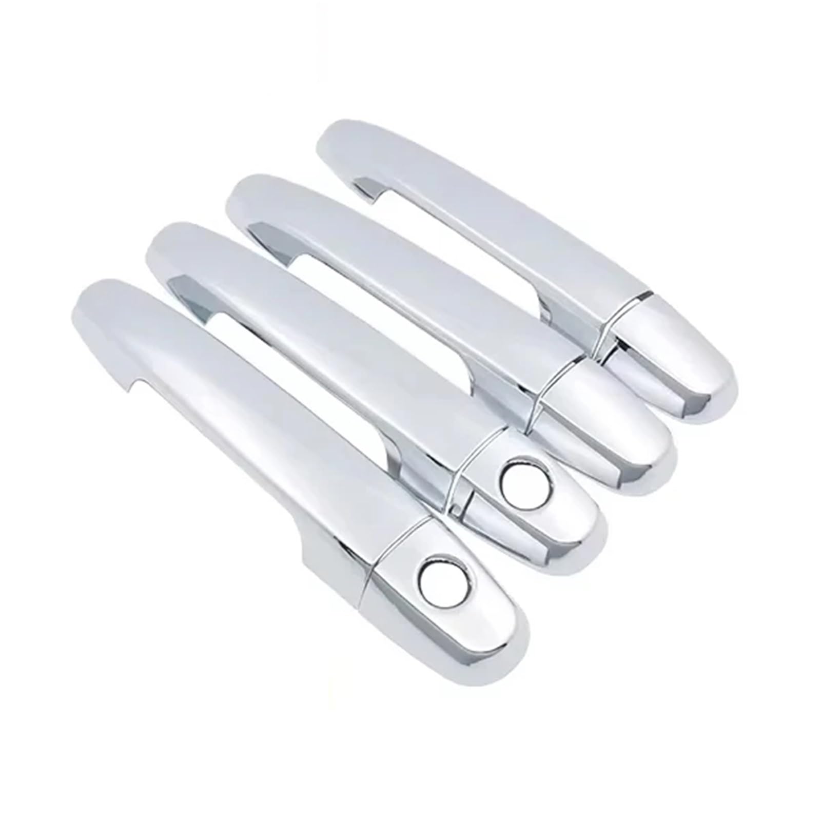 Rdwspli Chrome Exterior Handle Shell Compatible With Toyota For Corolla For Allex For E120 2002-2008 Door Handle Cover Trim Carbon Fiber Car Accessories