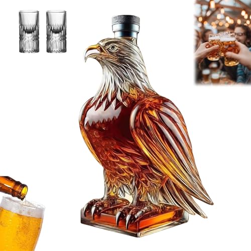 PANYIXUAN Jack Daniels Adler Whisky Flasche, Eagle Whiskey Bottle Whisky Flaschen füR Bar Zuhause Hochzeit