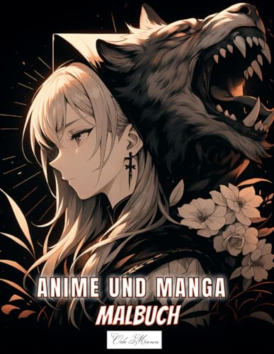 Anime und Manga Malbuch Für Jugendliche und Erwachsene: Japanische Porträts zwischen Drachen, Schlangen und Fantasiewelten