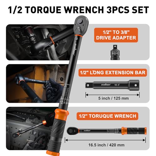 HORUSDY 1/2-Inch Click Torque Wrench