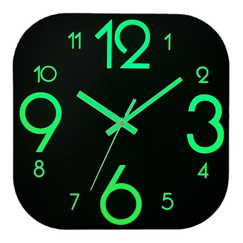 Horloge murale lumineuse en bois pour rassurer les enfants la nuit