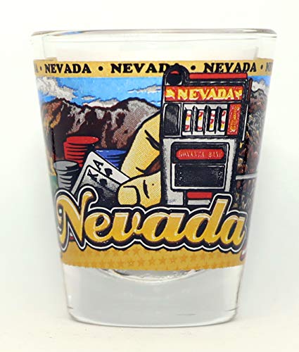 Nevada State Wraparound Shot Glass