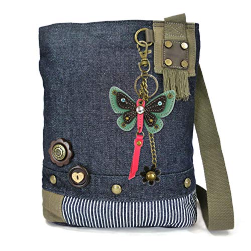Chala Patch Cross-Body Women Handbag, Canvas Messenger Bag