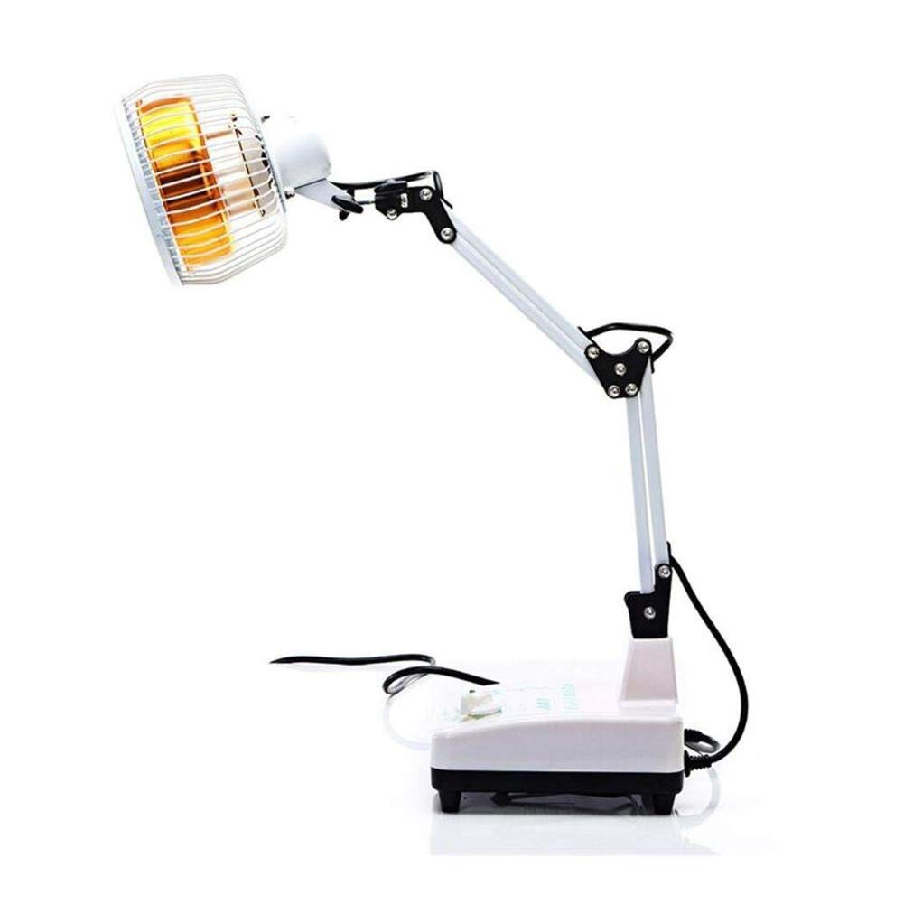 Escritorio TDP Lejos Calor Lámpara Electromagnético Ola Ligero Mineral Terapia para Salud y Belleza 250W, White