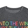 Into The Wine Tee Shirt Women LGBTQ Pride T-Shirt Short Sleeve Drinking Gift Casual Short Sleeve Tops