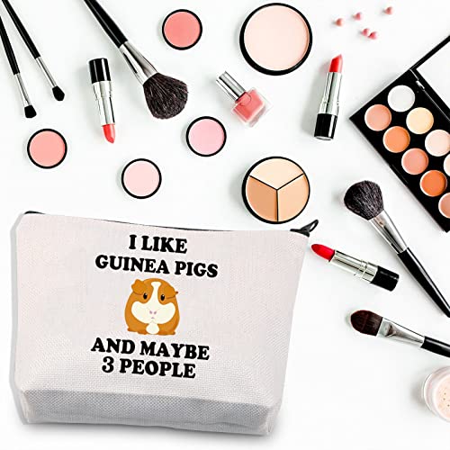 PLITI Guinea Pig Makeup Bag - Funny Guinea Pig Lover Gift for Women & 2 More People, I Like Guinea Pigu - Image 4